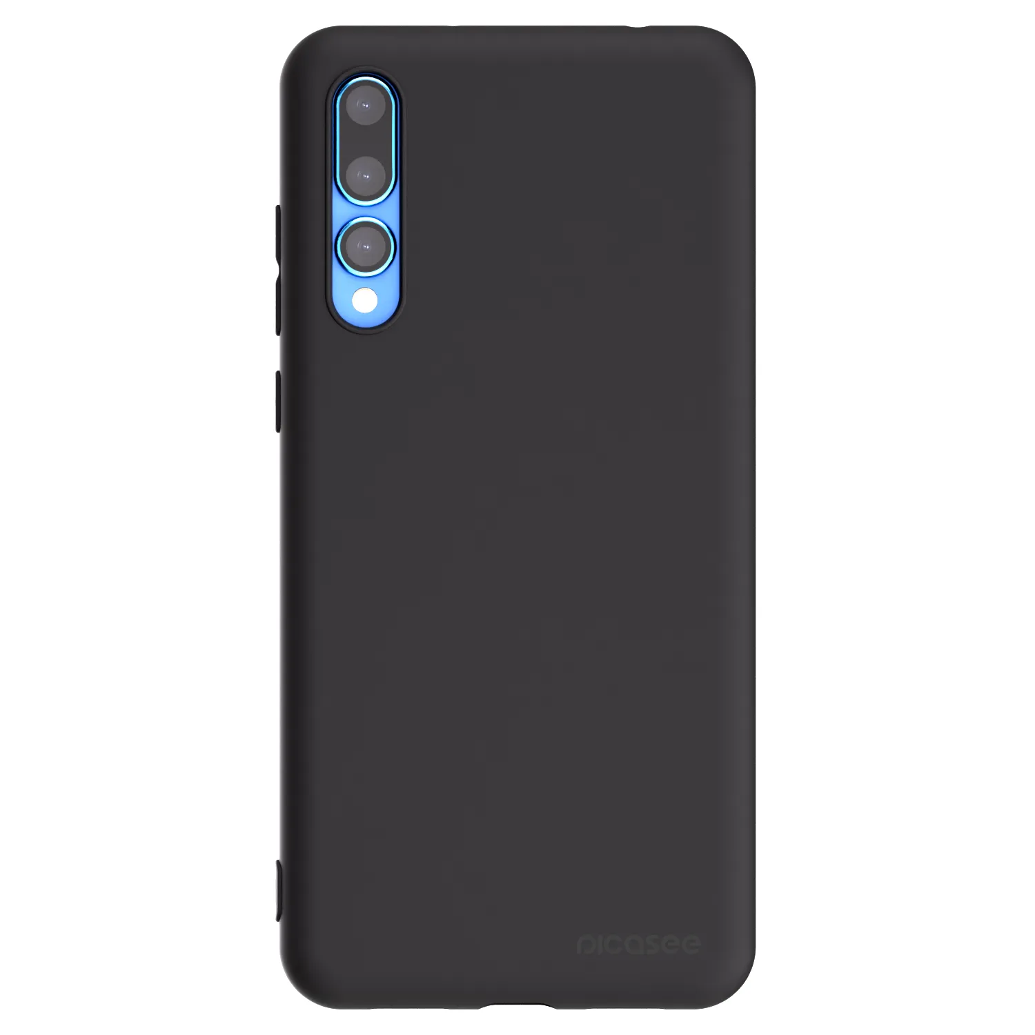 Picasee silikónový čierny obal pre Huawei P20 Pro - Clear