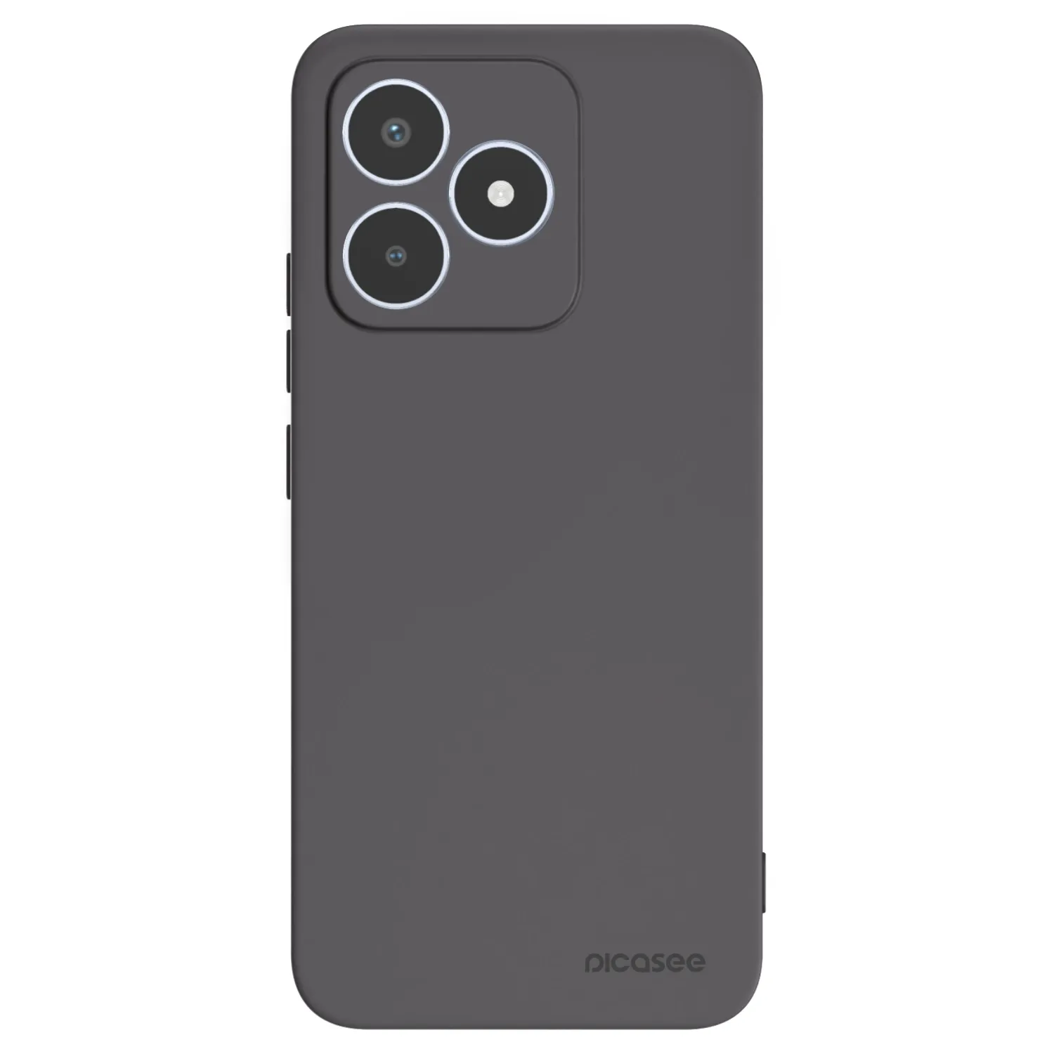 Picasee silikónový čierny obal pre Realme C53 - Clear
