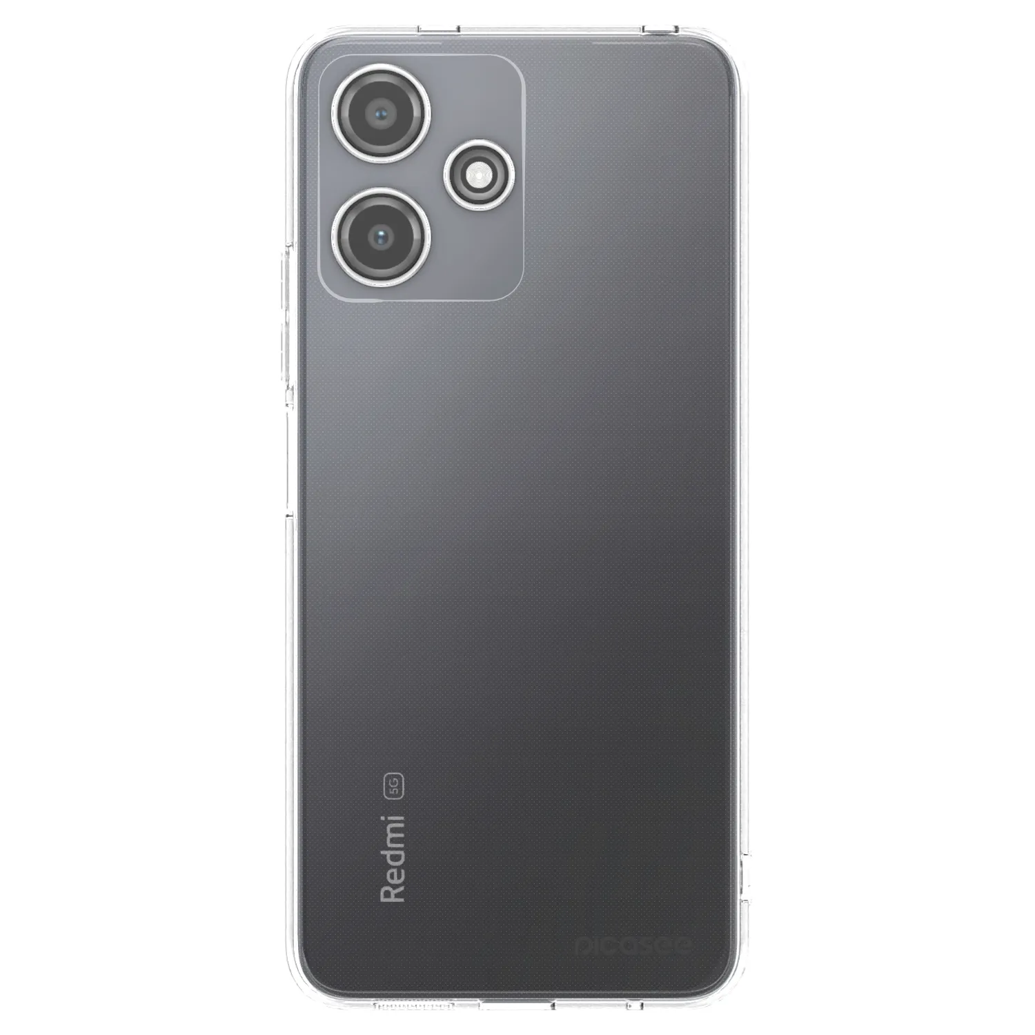 Picasee silikónový prehľadný obal pre Xiaomi Redmi 12 5G - Clear