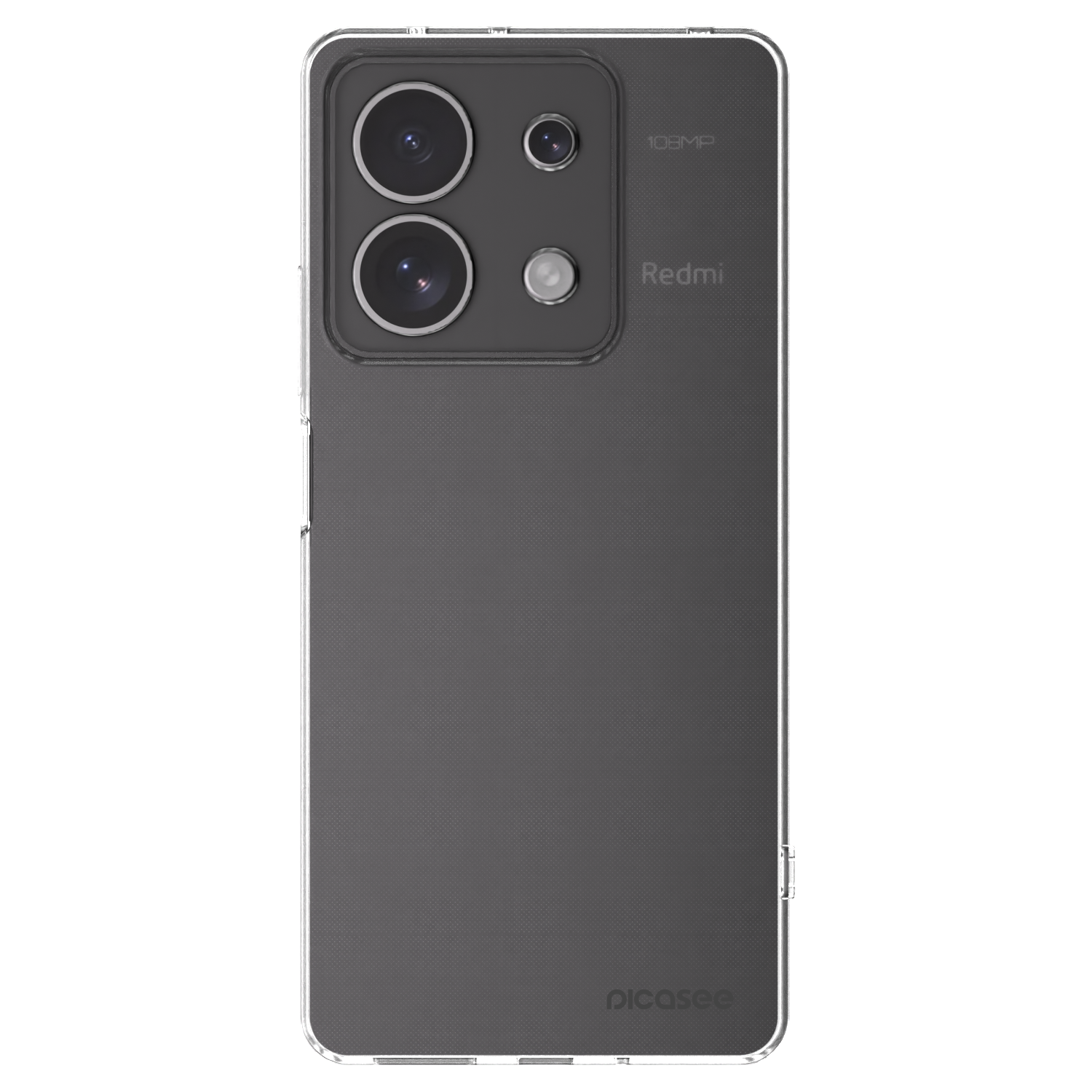 Picasee silikónový prehľadný obal pre Xiaomi Redmi Note 13 4G - Clear