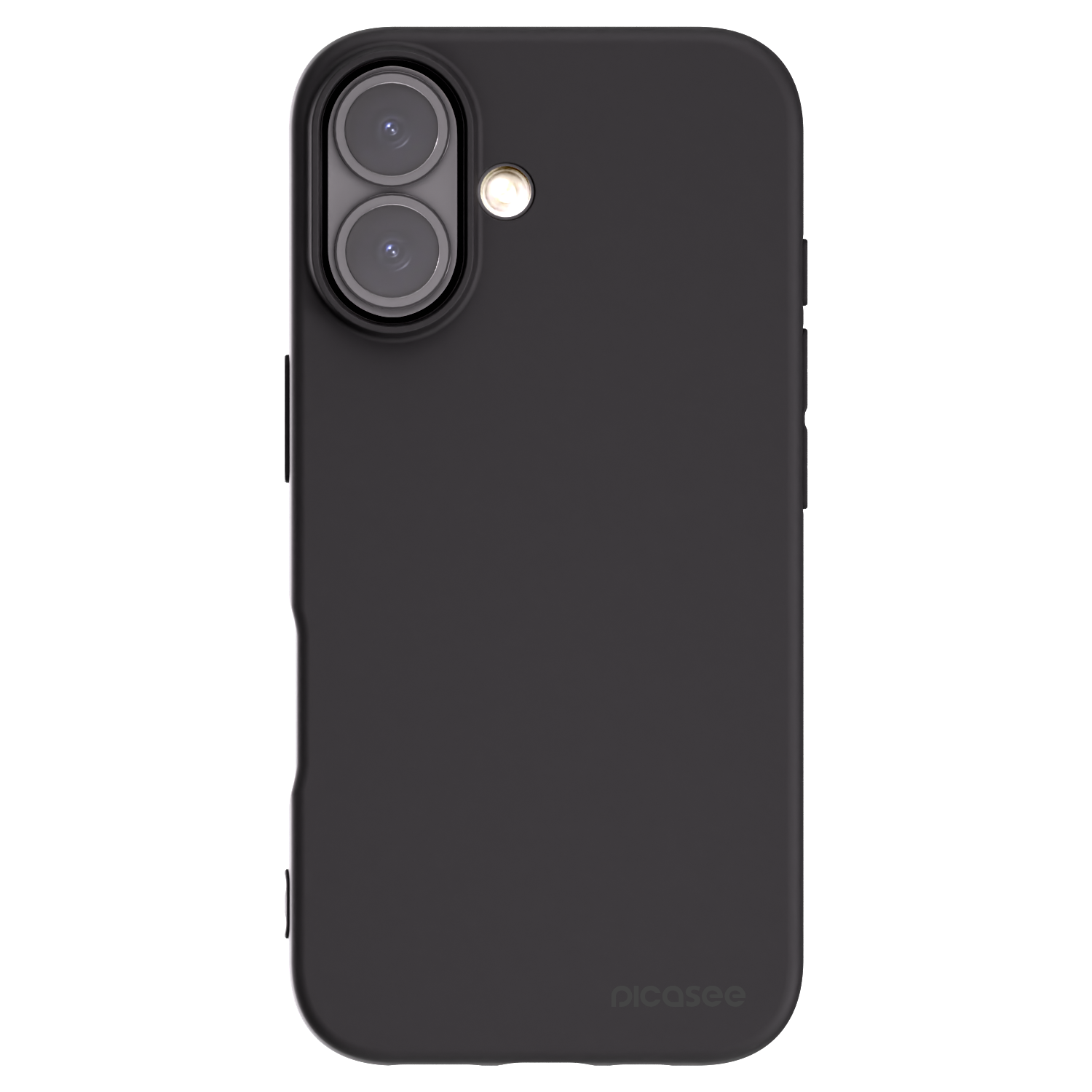 Silikónový čierny obal pre Apple iPhone 16 - Clear