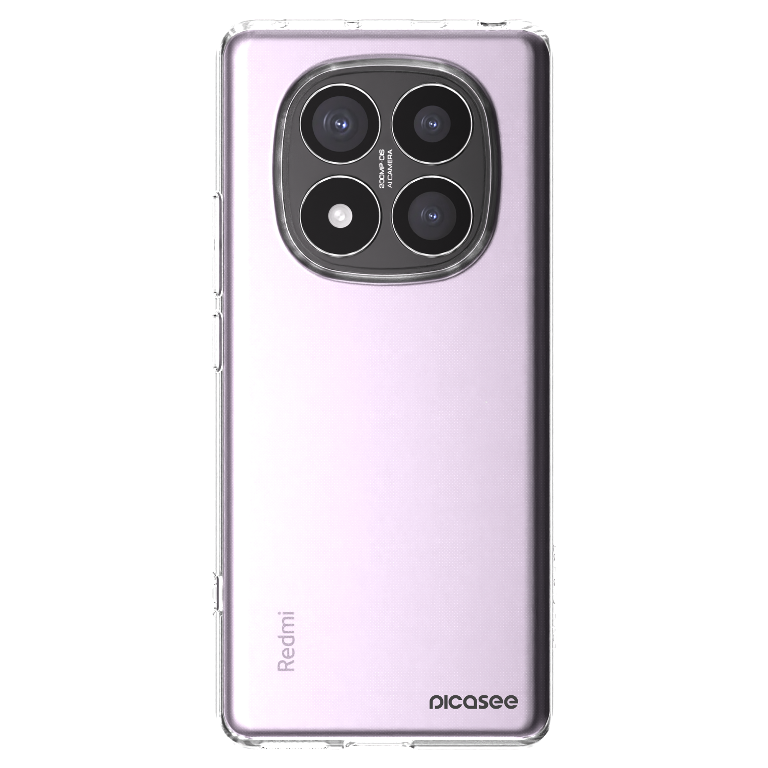 Picasee silikónový prehľadný obal pre Xiaomi Redmi Note 14 Pro+ 5G - Clear