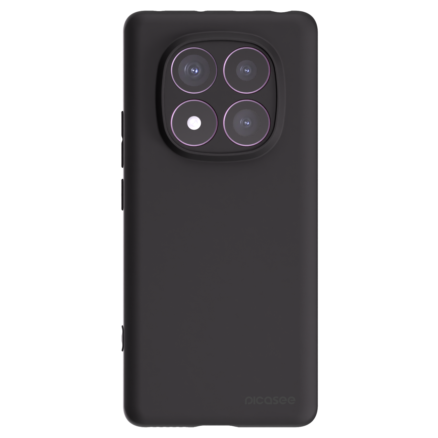 Silikónový čierny obal pre Xiaomi Redmi Note 14 Pro 4G - Clear