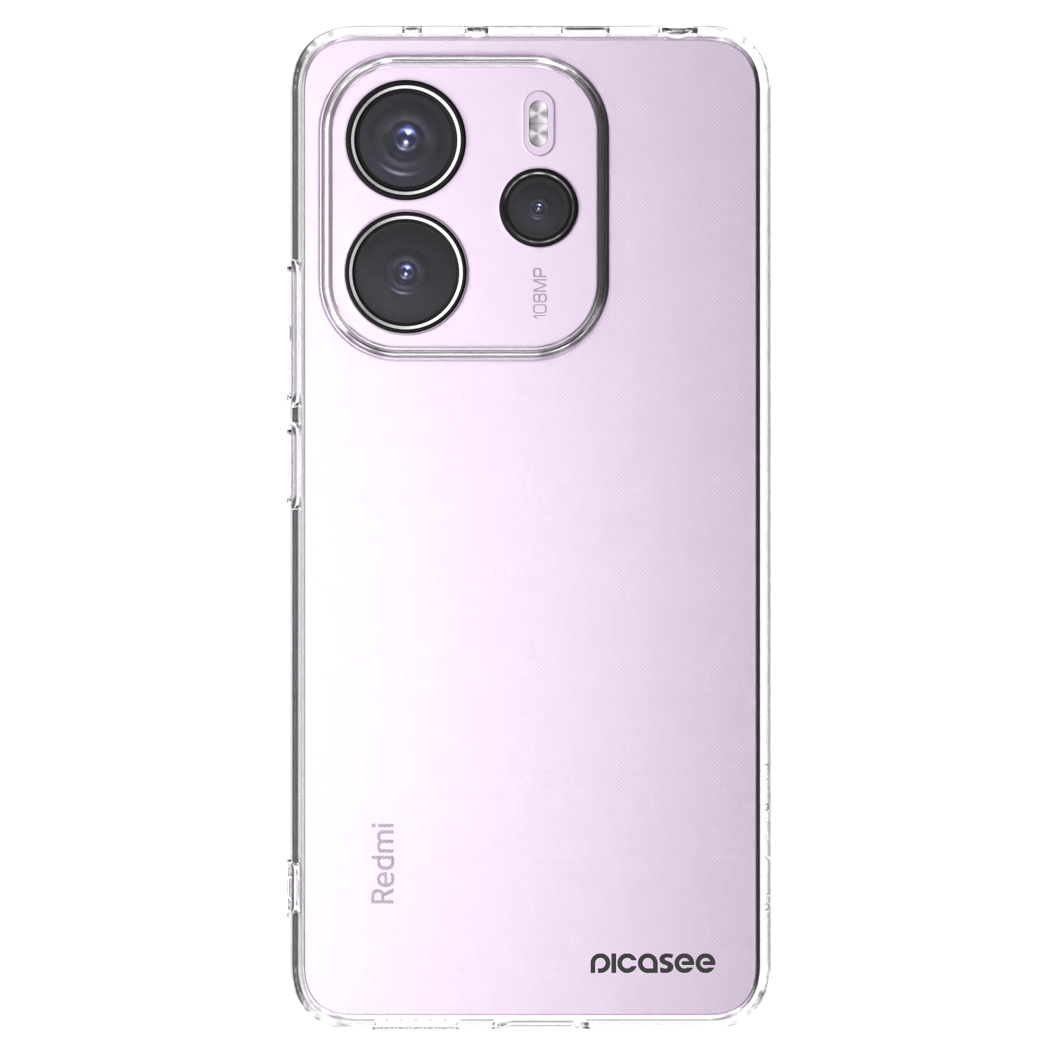 Picasee silikónový prehľadný obal pre Xiaomi Redmi Note 14 4G - Clear