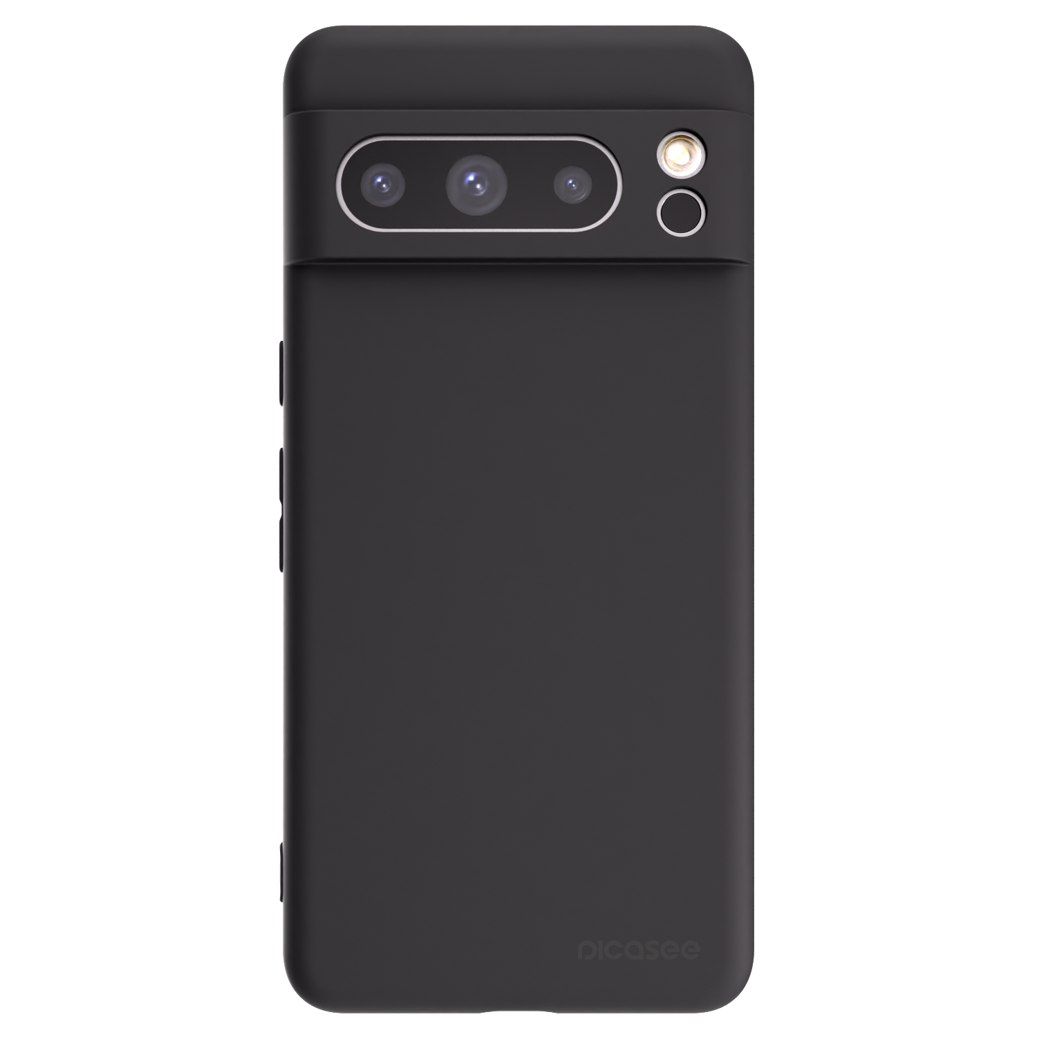 Picasee silikónový čierny obal pre Google Pixel 8 Pro - Clear