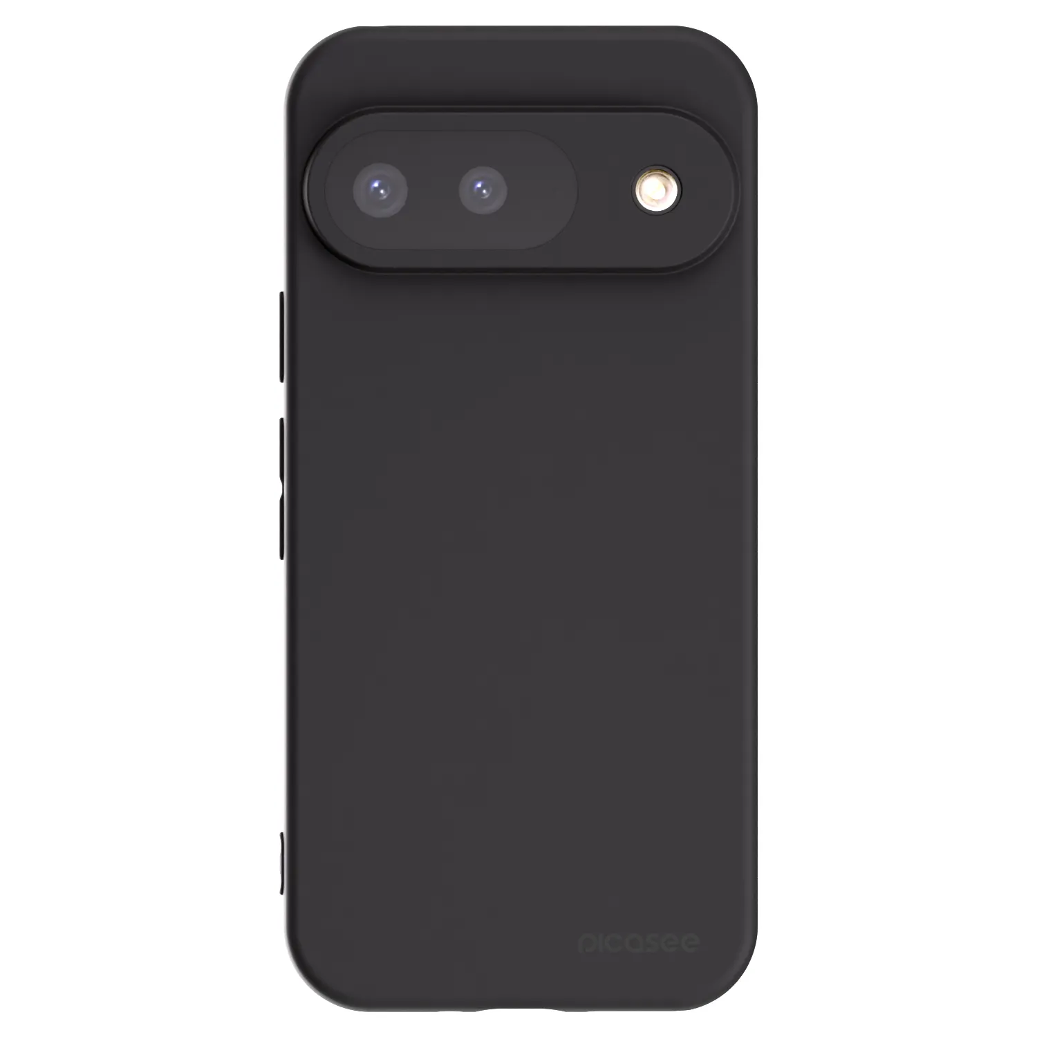 Picasee silikónový čierny obal pre Google Pixel 9 - Clear