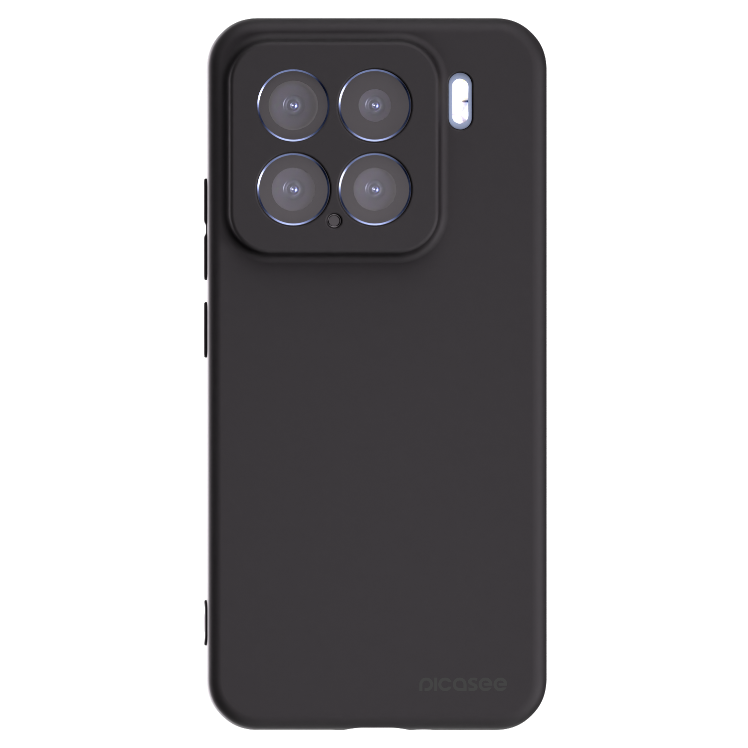 Silikónový čierny obal pre Xiaomi 15 - Clear