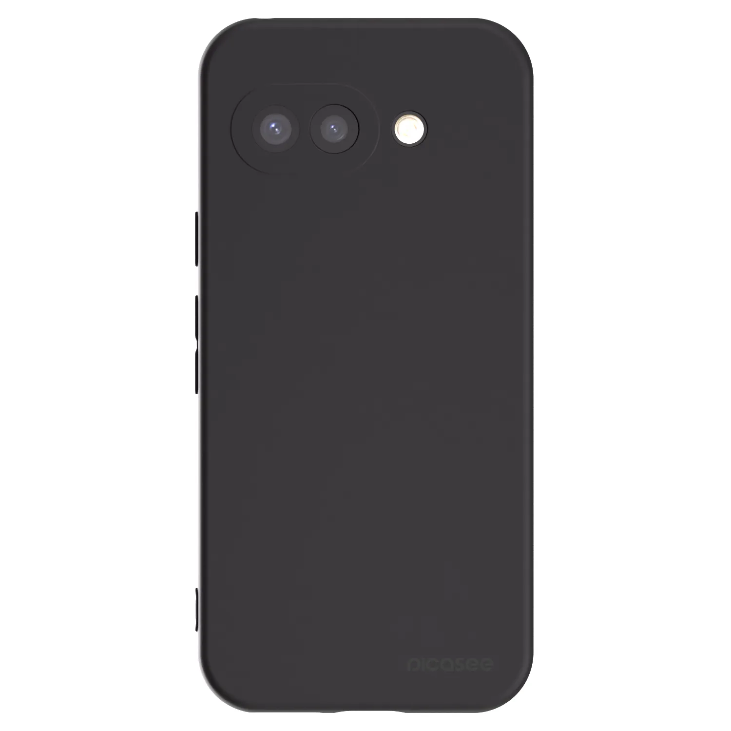 Picasee silikónový čierny obal pre Google Pixel 9a - Clear
