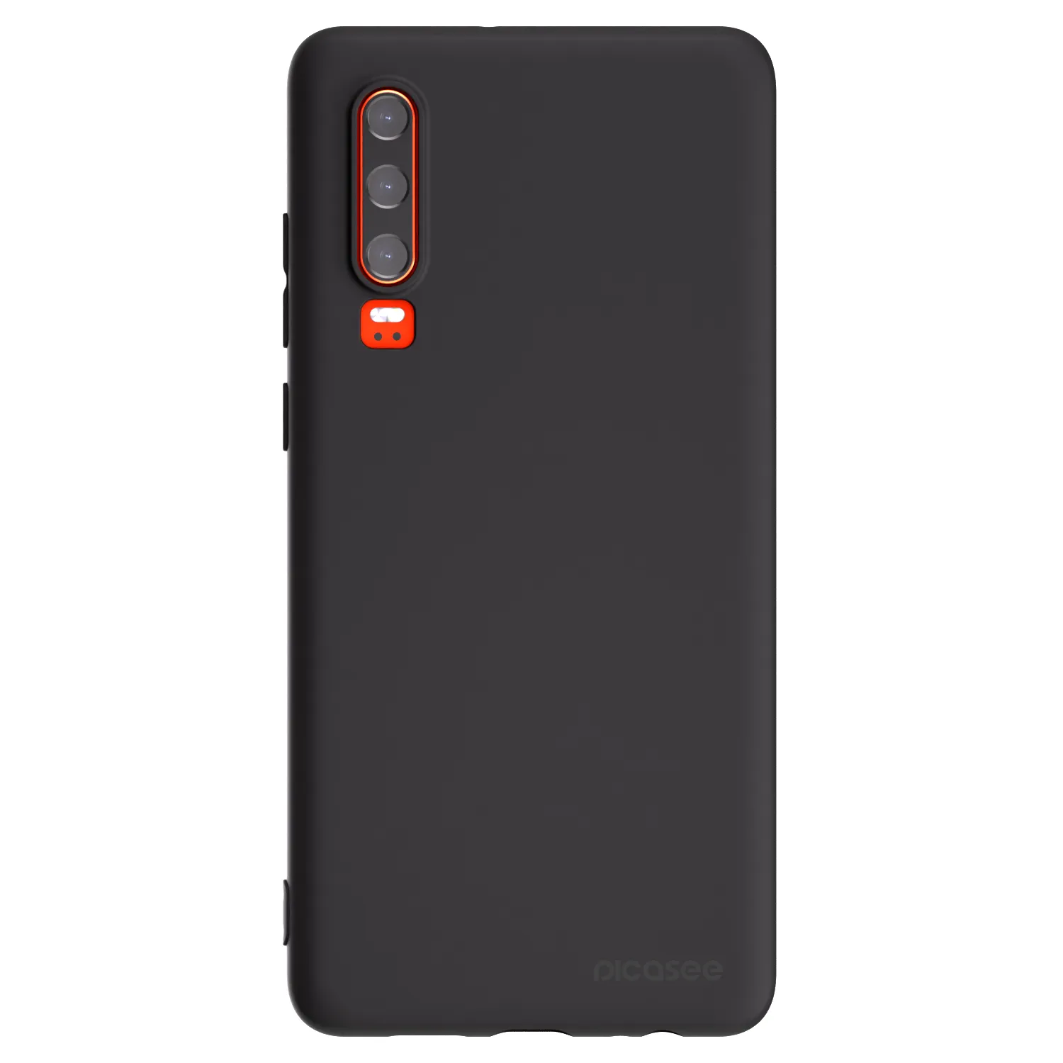 Picasee silikónový čierny obal pre Huawei P30 - Clear