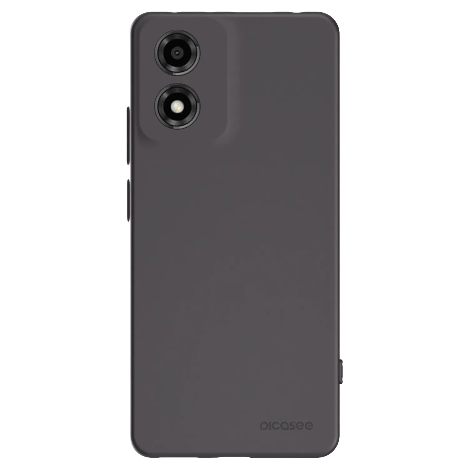 Picasee silikónový čierny obal pre Motorola Moto E14 - Clear