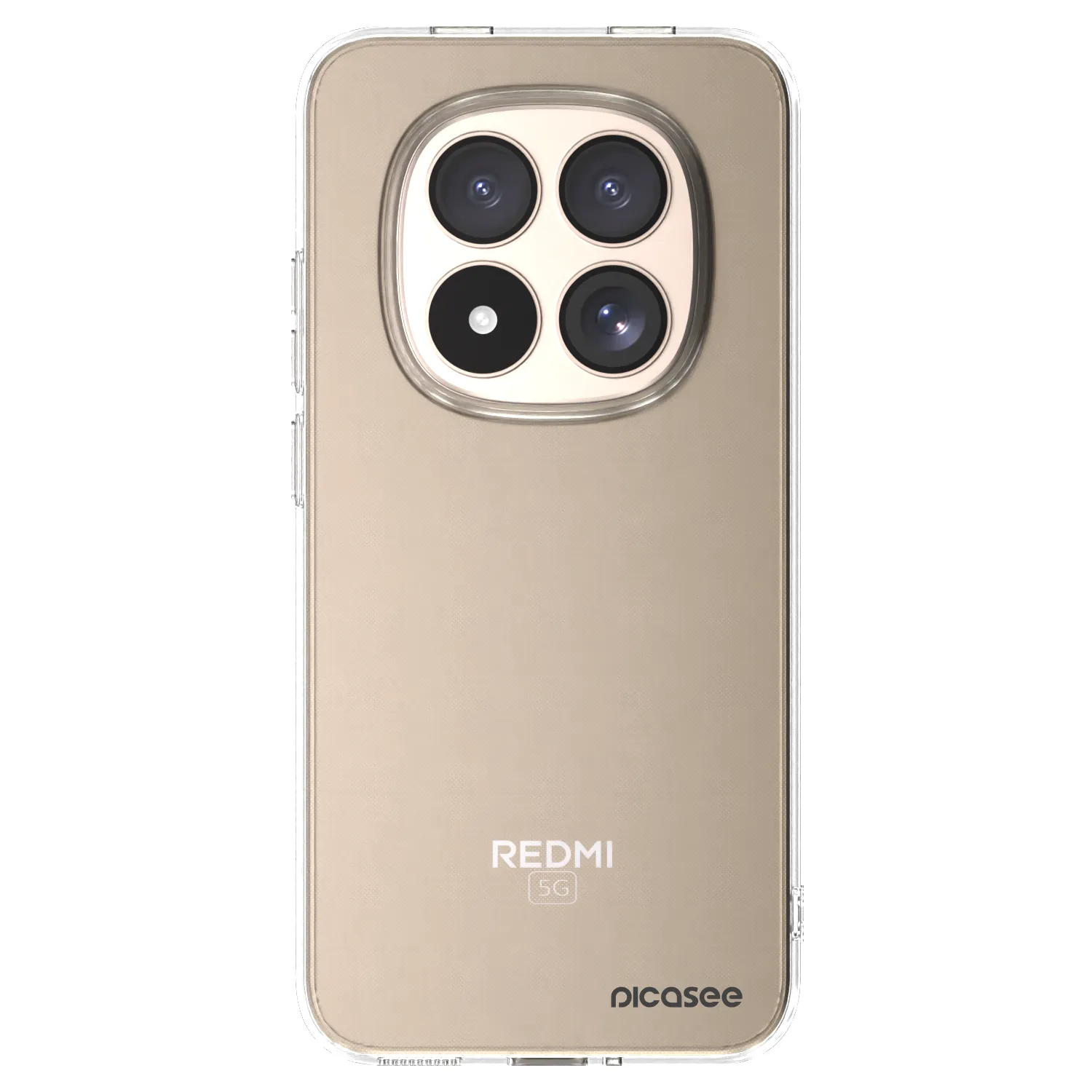Picasee silikónový prehľadný obal pre Xiaomi Redmi Note 15 Pro 4G - Clear