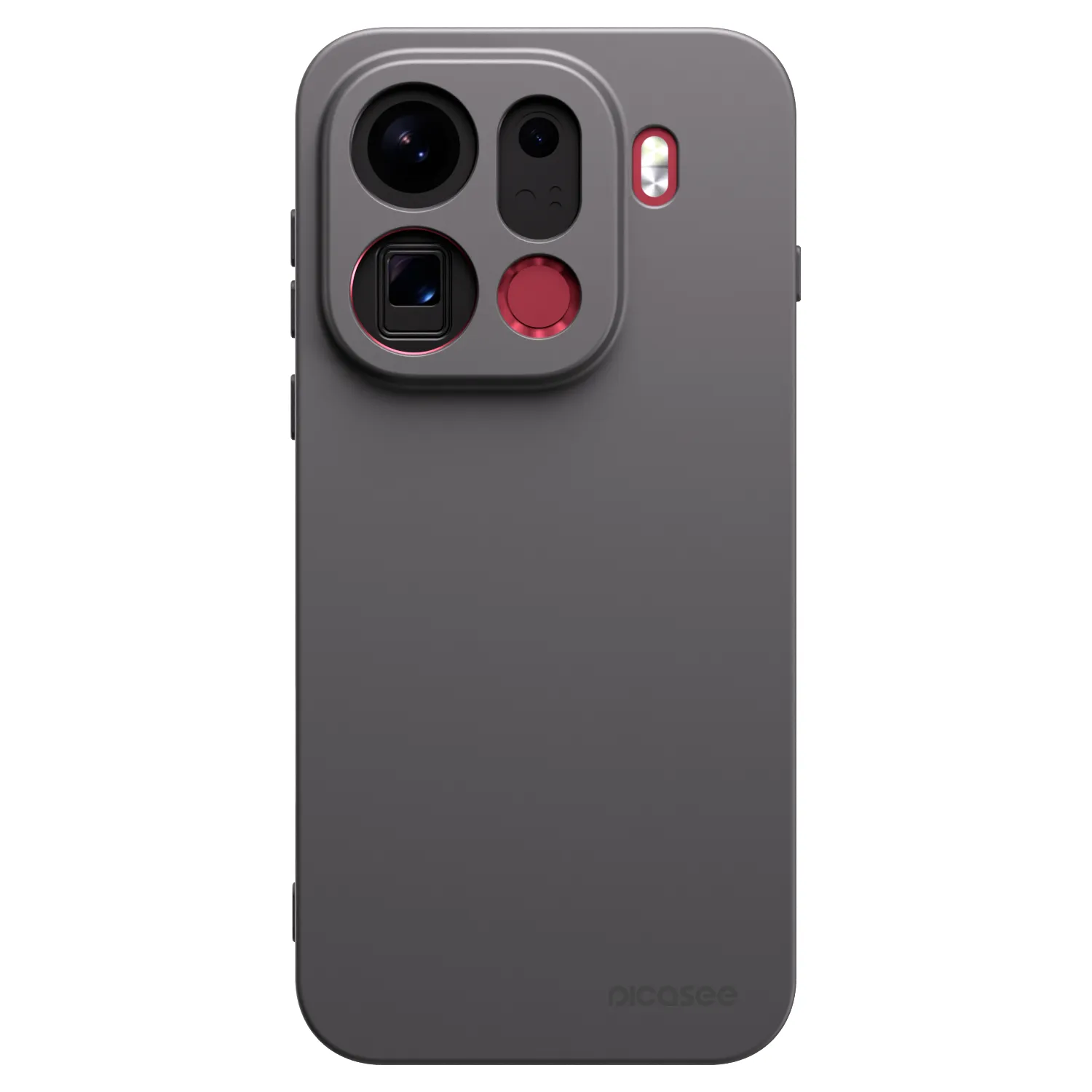 Picasee silikónový čierny obal pre OPPO Find X9 Pro - Clear