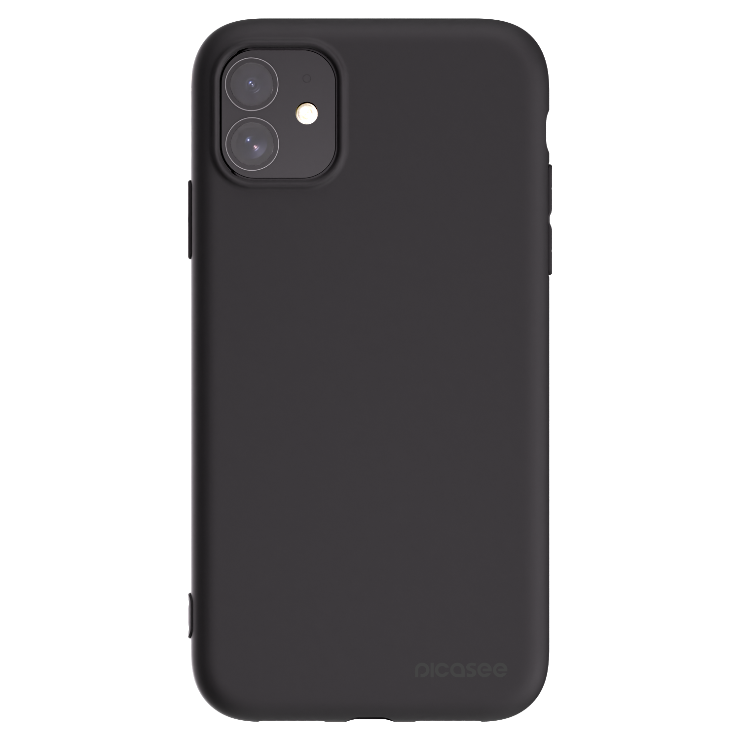 Picasee silikónový čierny obal pre Apple iPhone 11 - Clear