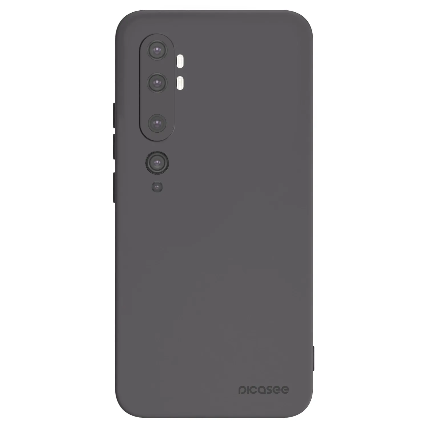Picasee silikónový čierny obal pre Xiaomi Mi Note 10 (Pro) - Clear