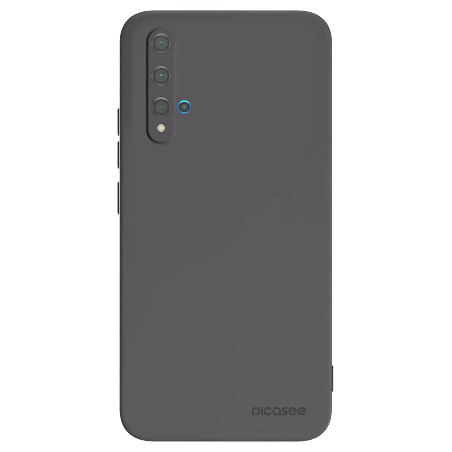 Picasee silikónový čierny obal pre Huawei Nova 5T - Clear
