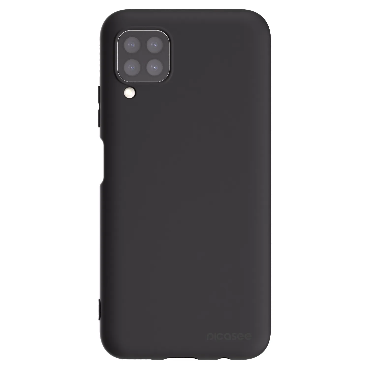 Picasee silikónový čierny obal pre Huawei P40 Lite - Clear