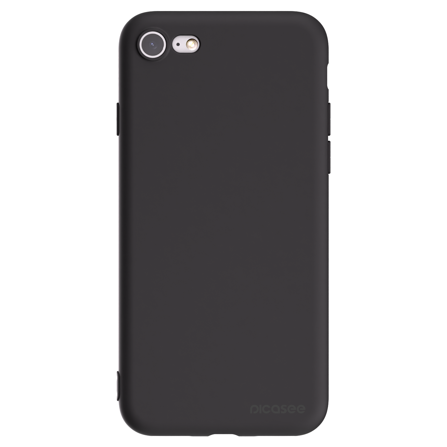 Picasee silikónový čierny obal pre Apple iPhone SE 2020 - Clear