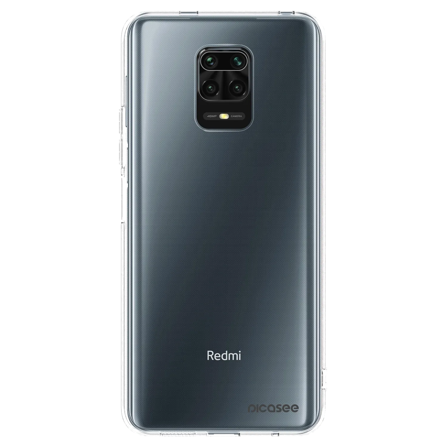 Picasee silikónový prehľadný obal pre Xiaomi Redmi Note 9 Pro - Clear