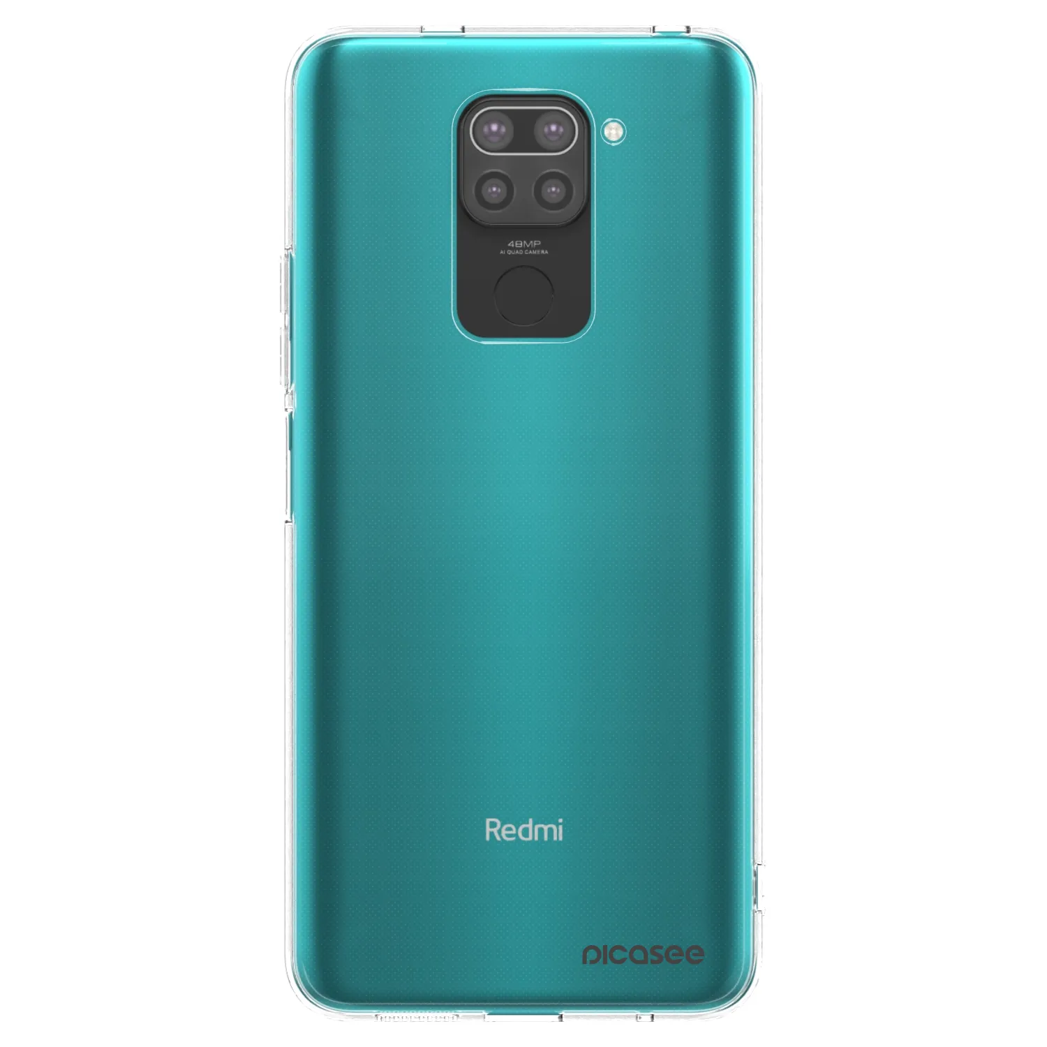 Picasee silikónový čierny obal pre Xiaomi Redmi Note 9 - Clear