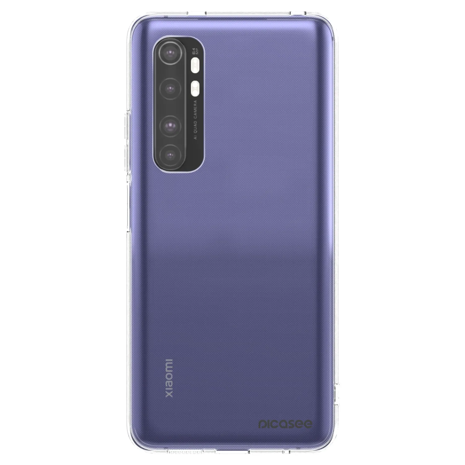 Picasee silikónový prehľadný obal pre Xiaomi Mi Note 10 Lite - Clear