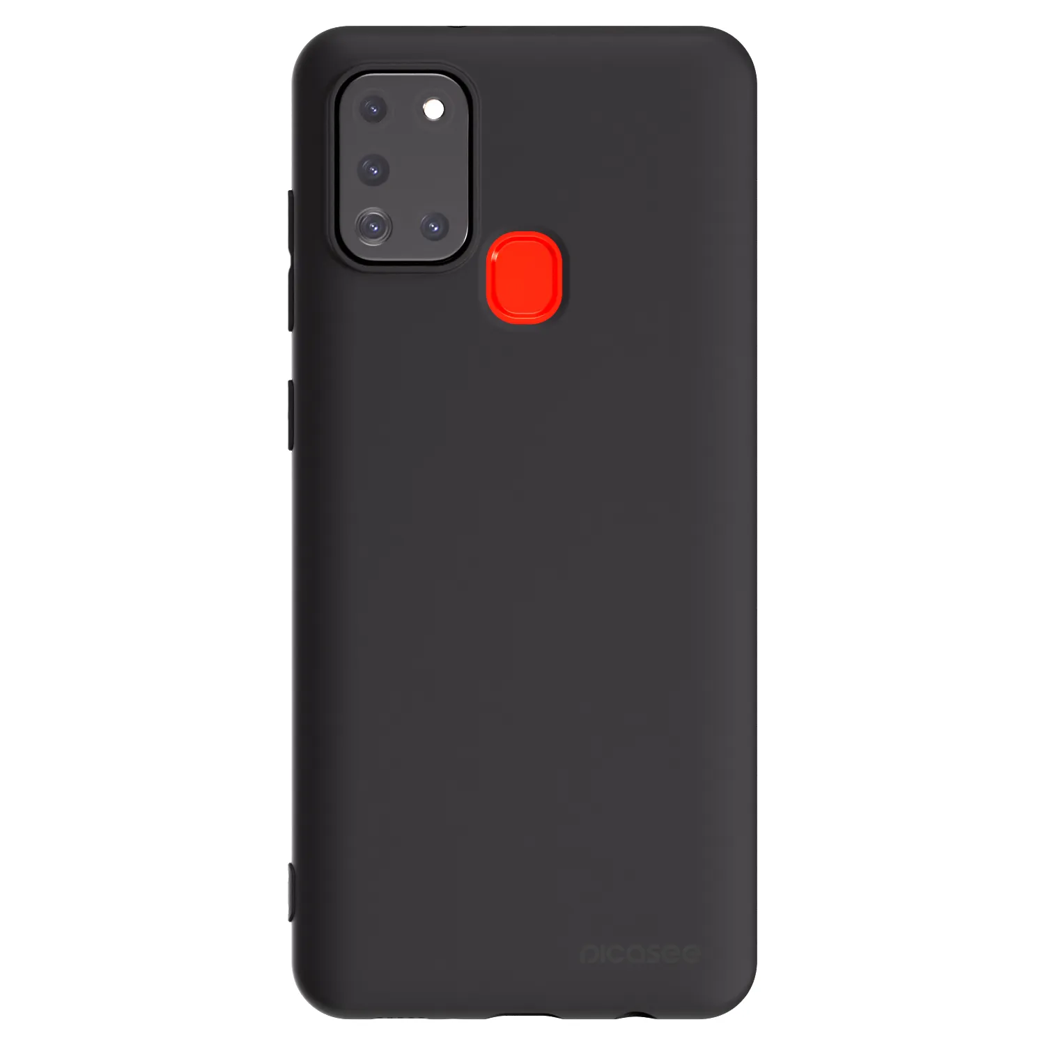 Picasee silikónový čierny obal pre Samsung Galaxy A21s - Clear