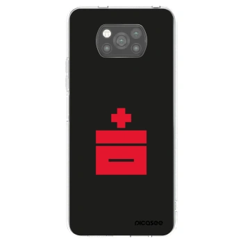 Picasee silikónový čierny obal pre Xiaomi Poco X3 - Le Plastenciaga