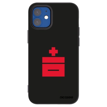 Picasee silikónový čierny obal pre Apple iPhone 12 mini - Le Plastenciaga