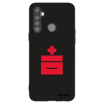 Picasee silikónový čierny obal pre Realme 5 - Le Plastenciaga