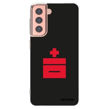 Picasee silikónový prehľadný obal pre Samsung Galaxy S21 5G G991B - Le Plastenciaga