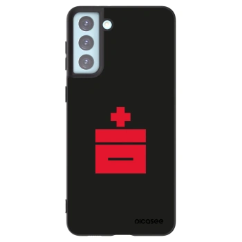 Picasee silikónový čierny obal pre Samsung Galaxy S21+ 5G G996F - Le Plastenciaga