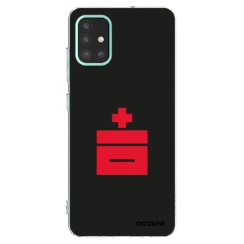 Picasee silikónový prehľadný obal pre Samsung Galaxy M31s - Le Plastenciaga
