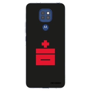 Picasee silikónový prehľadný obal pre Motorola Moto G9 Play - Le Plastenciaga