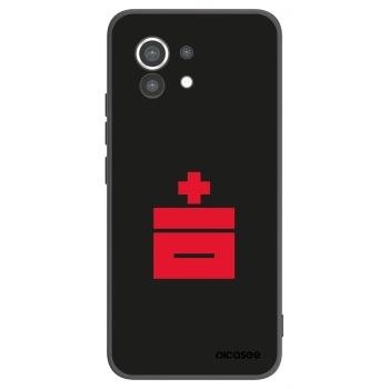 Picasee silikónový čierny obal pre Xiaomi Mi 11 - Le Plastenciaga