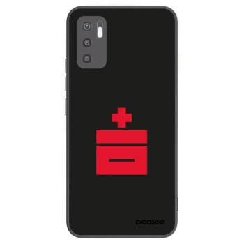 Picasee silikónový čierny obal pre Xiaomi Redmi Note 10 5G - Le Plastenciaga