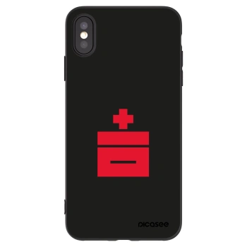 Picasee silikónový čierny obal pre Apple iPhone XS Max - Le Plastenciaga