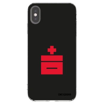 Picasee silikónový prehľadný obal pre Apple iPhone XS Max - Le Plastenciaga