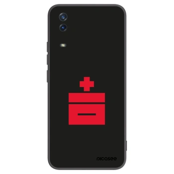 Picasee silikónový čierny obal pre Vivo Y11s - Le Plastenciaga