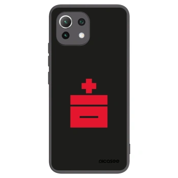 Picasee silikónový čierny obal pre Xiaomi 11 Lite 5G NE - Le Plastenciaga