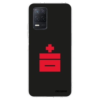 Picasee silikónový prehľadný obal pre Realme 8 5G - Le Plastenciaga