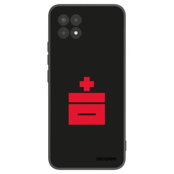 Picasee silikónový čierny obal pre Realme 8i - Le Plastenciaga