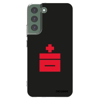 Picasee silikónový prehľadný obal pre Samsung Galaxy S22+ 5G - Le Plastenciaga