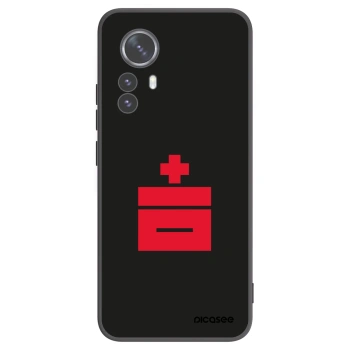 Picasee silikónový čierny obal pre Xiaomi 12 Pro - Le Plastenciaga