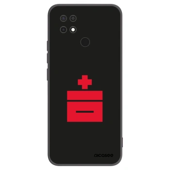 Picasee silikónový čierny obal pre Xiaomi Redmi 10C - Le Plastenciaga