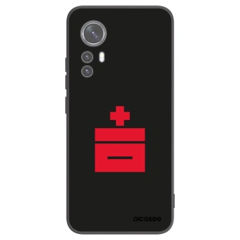 Picasee silikónový čierny obal pre Xiaomi 12X - Le Plastenciaga