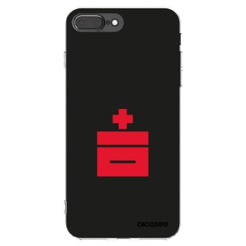 Picasee silikónový prehľadný obal pre Apple iPhone 8 Plus - Le Plastenciaga