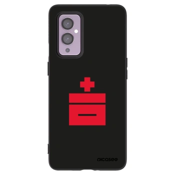 Picasee silikónový čierny obal pre OnePlus 9 - Le Plastenciaga