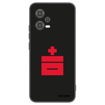Picasee silikónový čierny obal pre Xiaomi Poco X5 - Le Plastenciaga