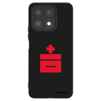 Picasee silikónový čierny obal pre Honor X8a - Le Plastenciaga