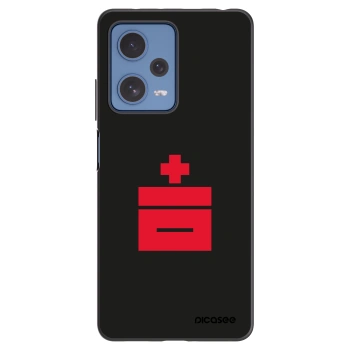 Picasee silikónový čierny obal pre Xiaomi Redmi Note 12 Pro 5G - Le Plastenciaga