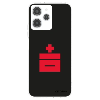 Picasee silikónový prehľadný obal pre Xiaomi Redmi 12 4G - Le Plastenciaga